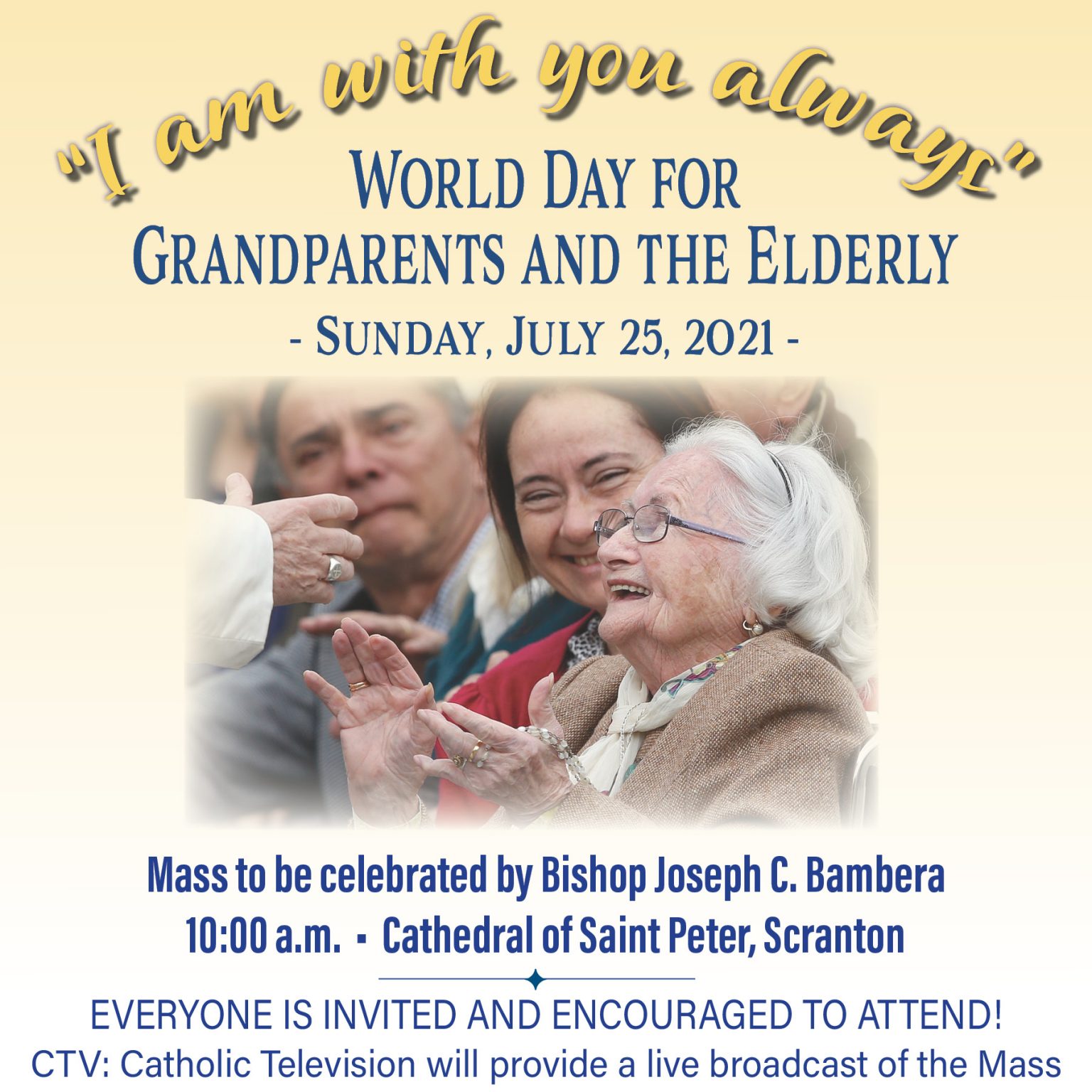 Sunday is World Day for Grandparents and the Elderly Diocese of Scranton